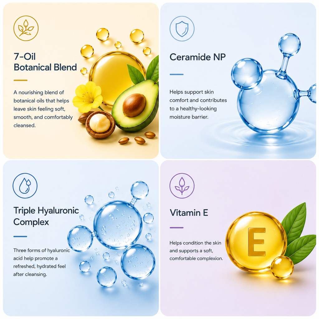 Botanical Foam Cleanser Hero Ingredients