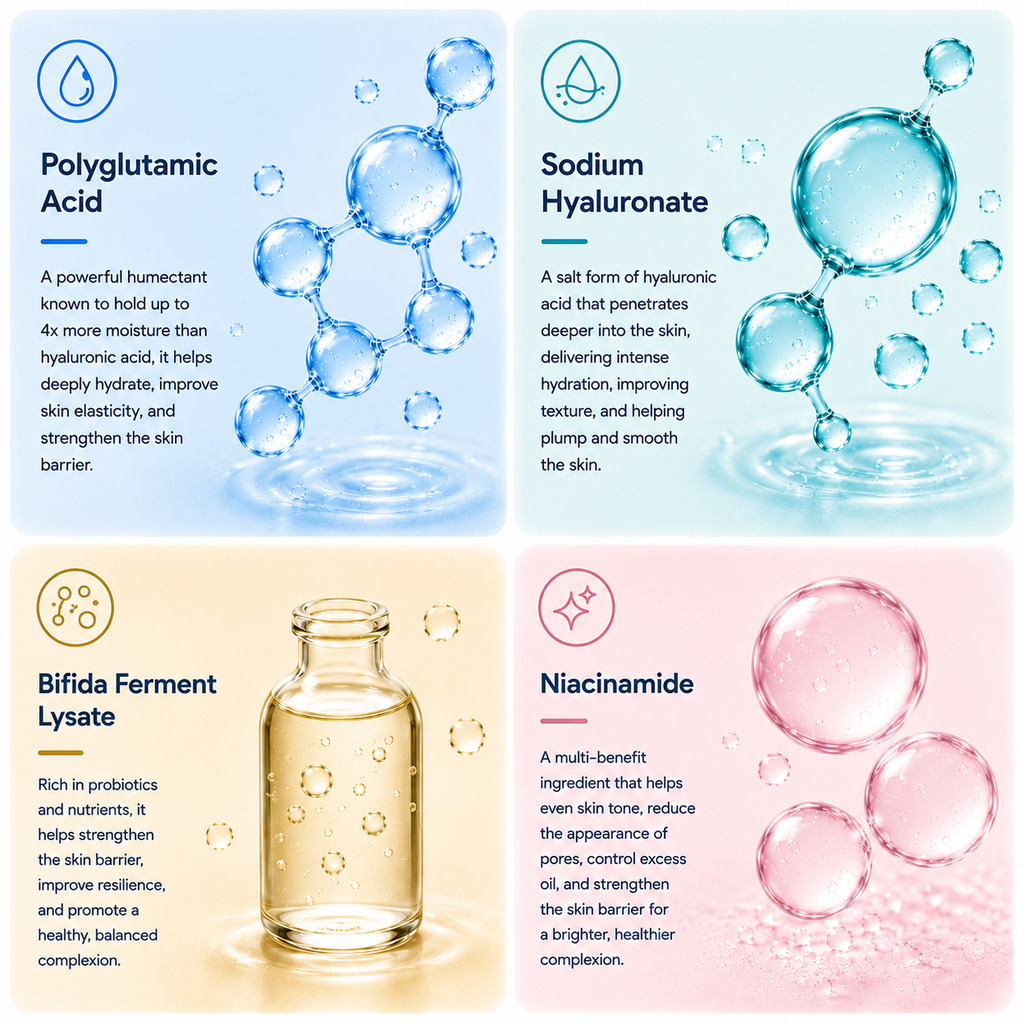 Hydrate Surge Serum Hero Ingredients